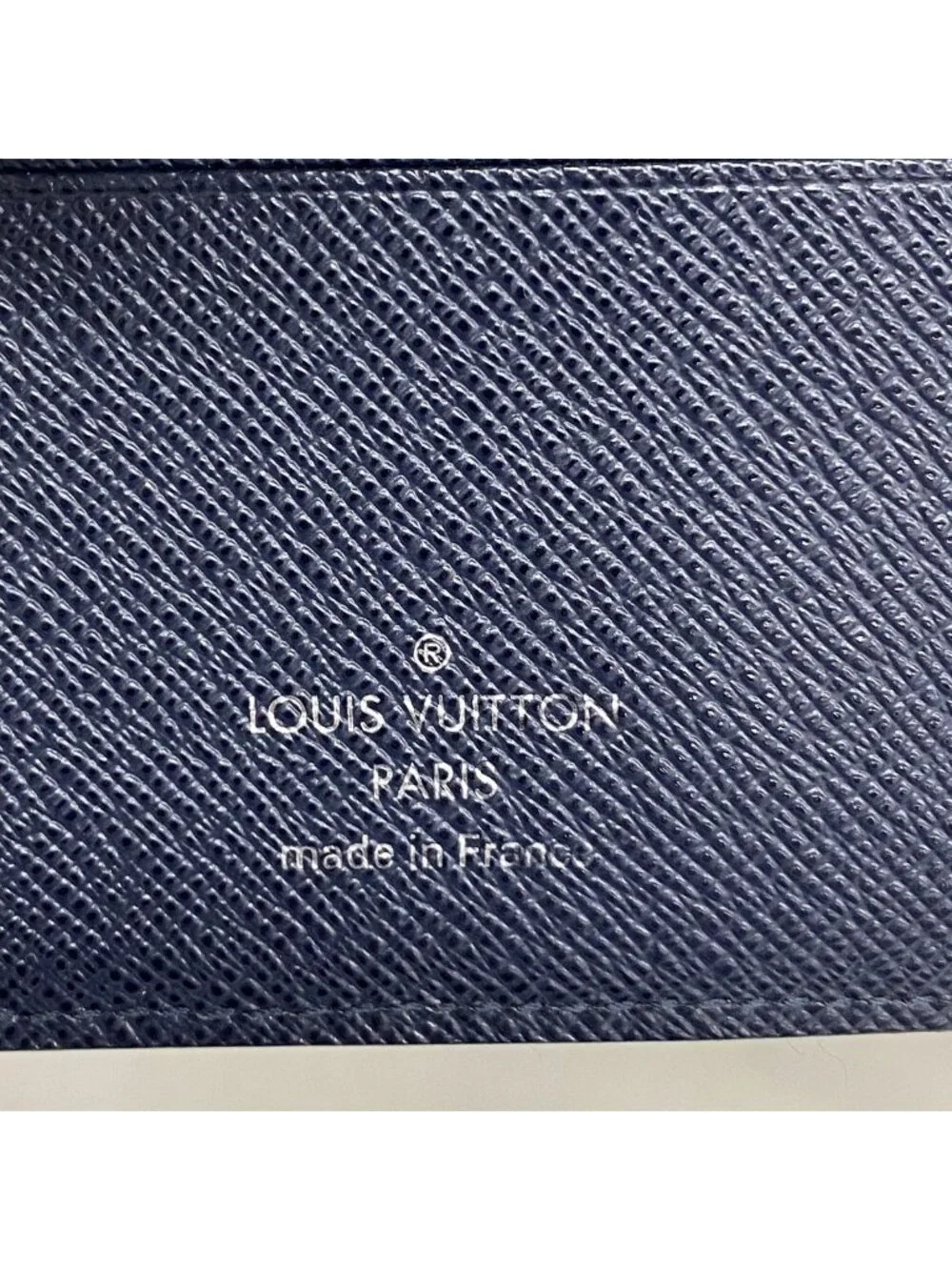 Louis Vuitton Billfold Epi Portefeuille Multiple Blue Marine Wallet